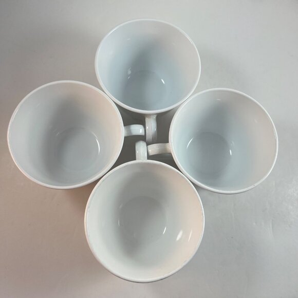 Corelle Spring Blossom Cups Mugs Crazy Daisy Lot of 4 Corning USA C Handle - Picture 12 of 12